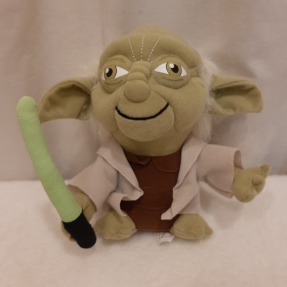 Star Wars Yoda With Lightsaber 7" Plush Stuffed Animal Toy Comic Images - Picture 2 of 16